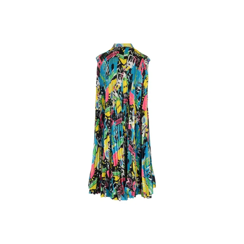 Balenciaga Sleeveless Dress Women's Multicolor-1