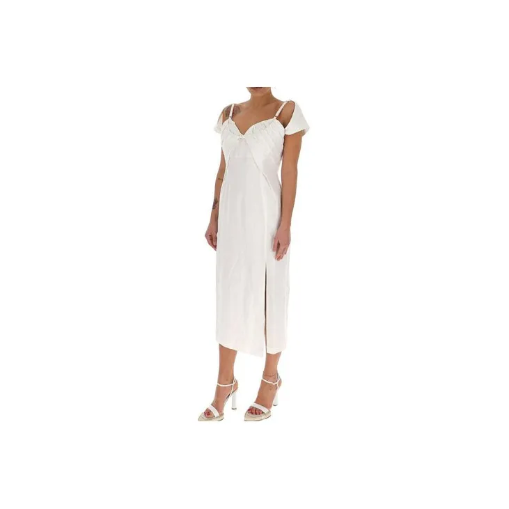 Jacquemus Sleeveless Dresses Women's White-2