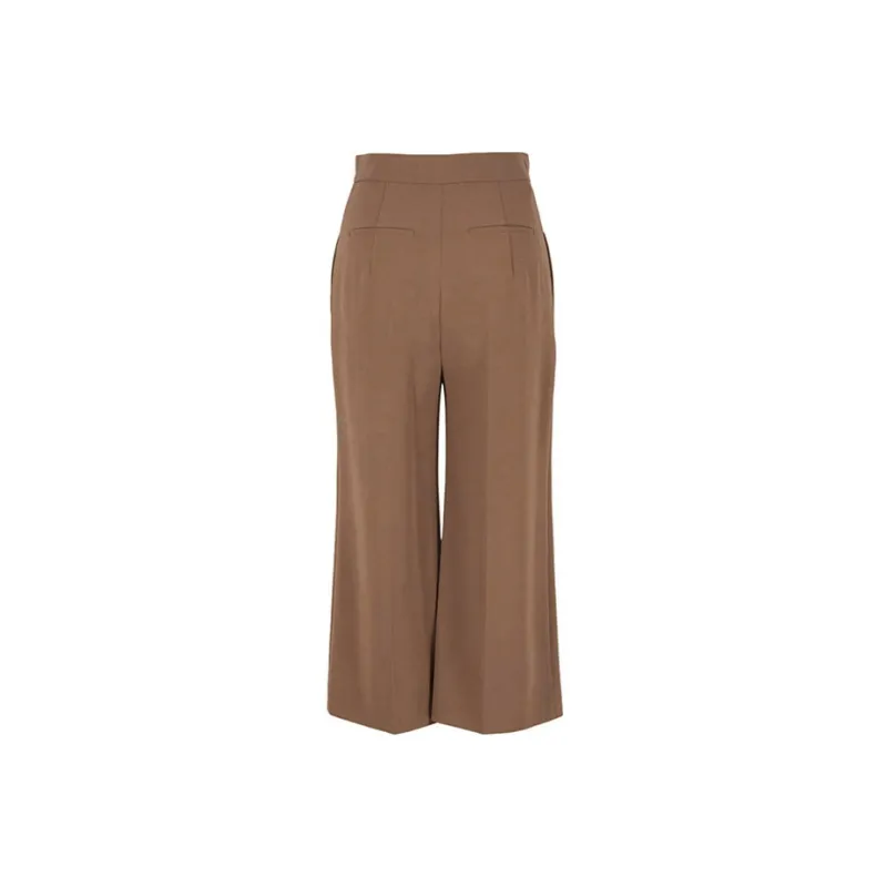 MaxMara Studio Casual Pants Women's Brown-1