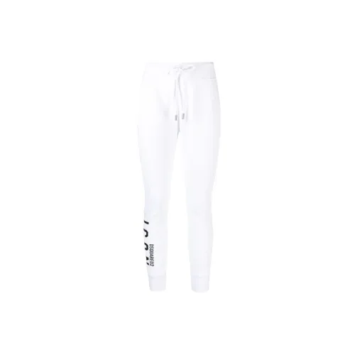 DSQUARED 2 Knitted Sweatpants Women's White