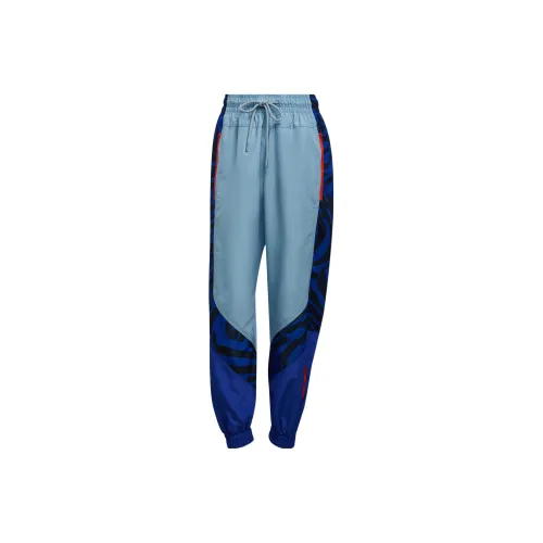 Adidas Knitted Sweatpants Women's Blue