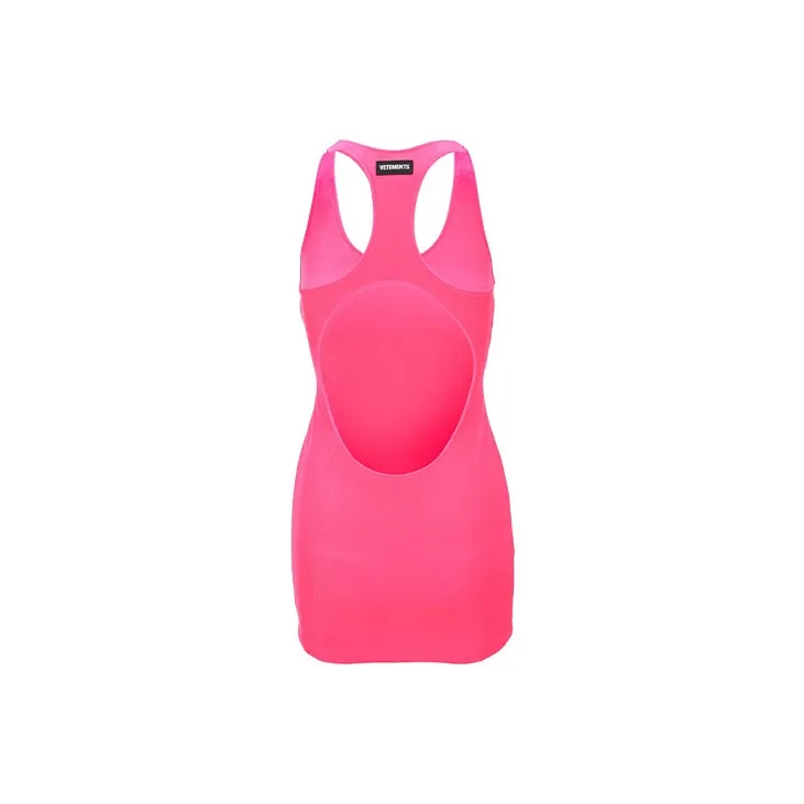 Vetements Sleeveless Dresses Women's Pink-1