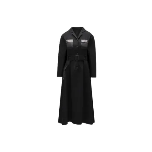 Fragment Design MONCLER GENIUS X Fujiwara Hiroshi FRGMT Long-Sleeved Dresses Women's Black