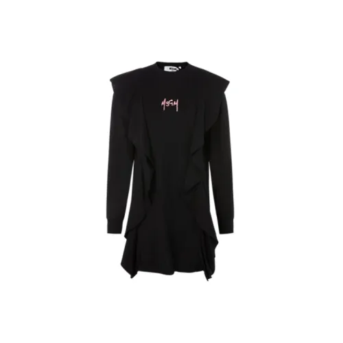 MSGM Long-Sleeved Dresses Women's Black