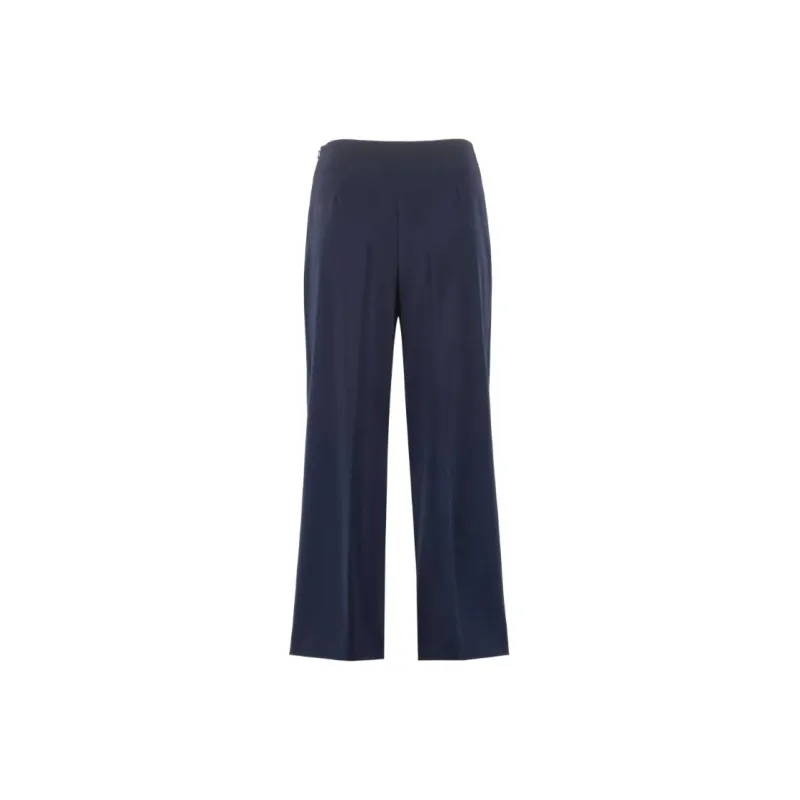 MOSCHINO Button Detailed Wide Leg Trousers-1