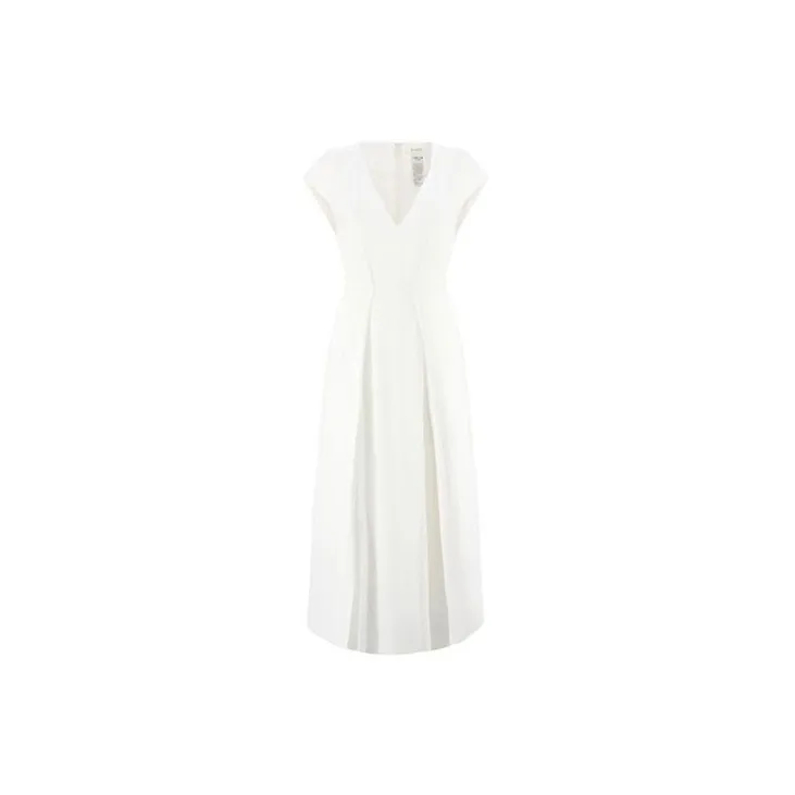 SportMax Sleeveless Dresses Women's White-0