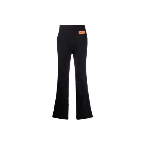 HERON PRESTON Knitted Sweatpants Women's Black