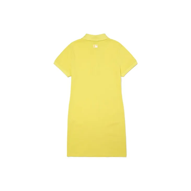 MLB Short Sleeved Dress Women's Yellow-1