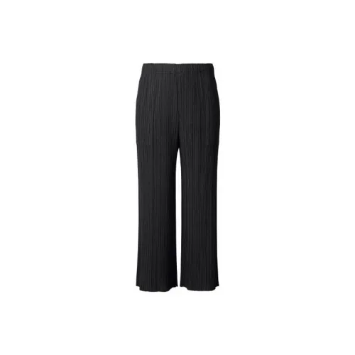 PLEATS PLEASE ISSEY MIYAKE Casual Pants Women's Black