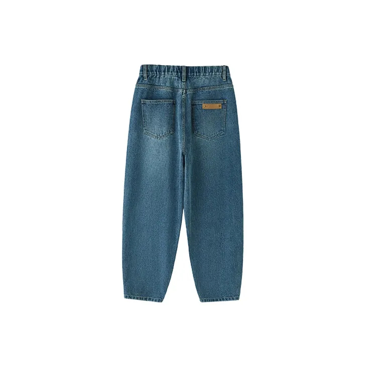 DEER AND FLYER Tapered Pants Moderate Jeans Women's Denim Blue-1