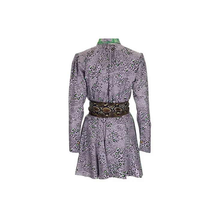 VERSACE Long-Sleeved Dresses Women's Green-1