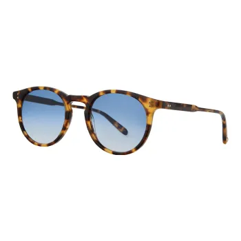 GARRETT LEIGHT Carlton Eco Round-frame Sunglasses