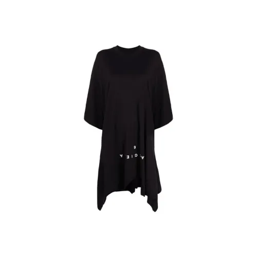 MM6 Maison Margiela Short-Sleeved Dresses Women's Black