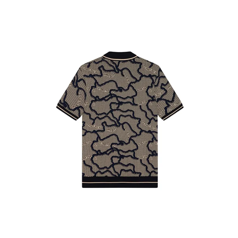 DAVID NAMAN Polo Shirts Men Khaki-1