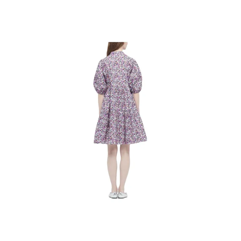 UNIQLO SS22 Dress Women's Blue Purple-1