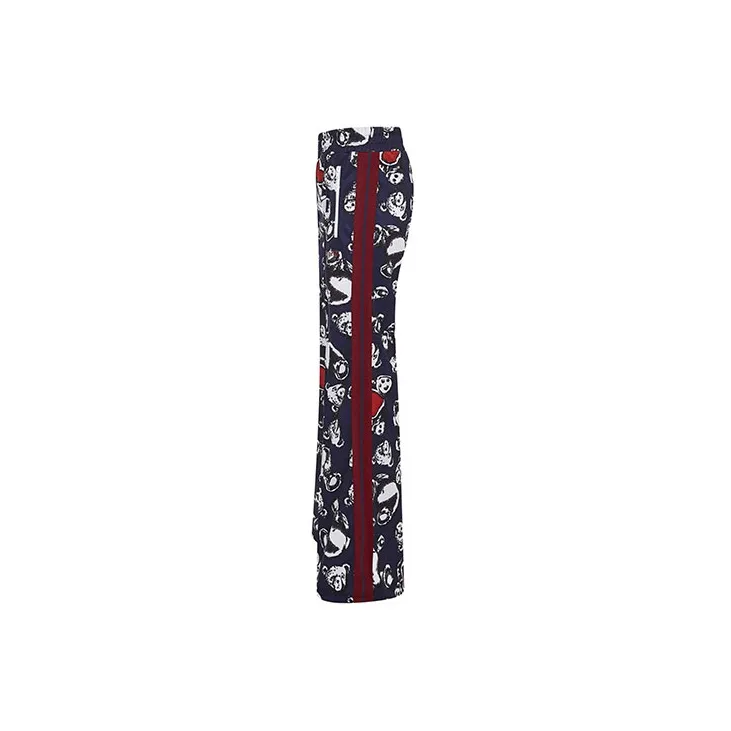 PALM ANGELS Knitted Sweatpants Women's Blue-2