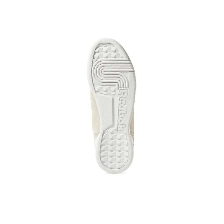 Reebok Workout Lo Plus Anti-Slip Wear-Resistant Low-Top Skateboard Shoes Women's Milk Tea Brown-4