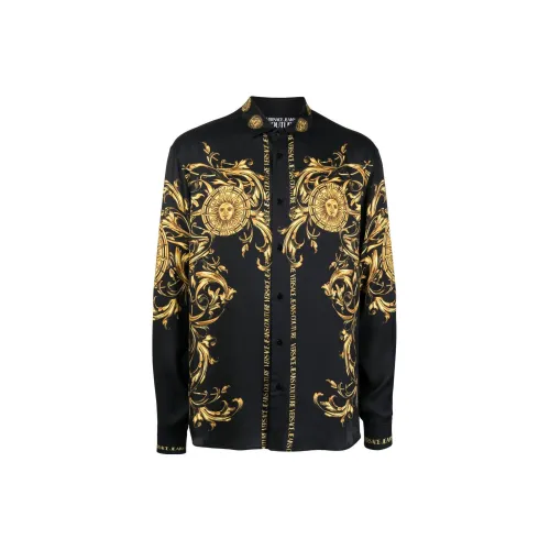 VERSACE JEANS COUTURE Shirts Men Black