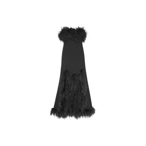 SAINT LAURENT Sleeveless Dresses Women's Black