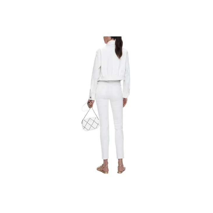 CHANEL Jeans Women's White-1