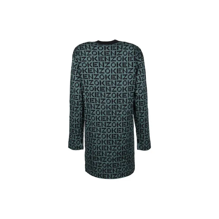 KENZO Long-Sleeved Dresses Women's Green-1