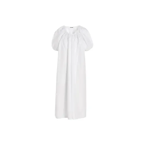 JIL SANDER Short-Sleeved Dresses Women's White