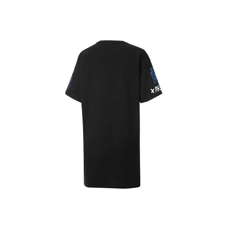 PUMA ESS Short Sleeved Dresses Women's Black-1