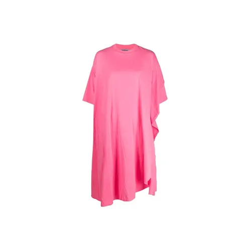 Balenciaga Short-Sleeved Dresses Women's Pink