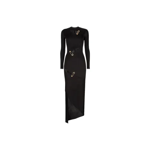 Versace FENDI X VERSACE Long-Sleeved Dresses Women's Black