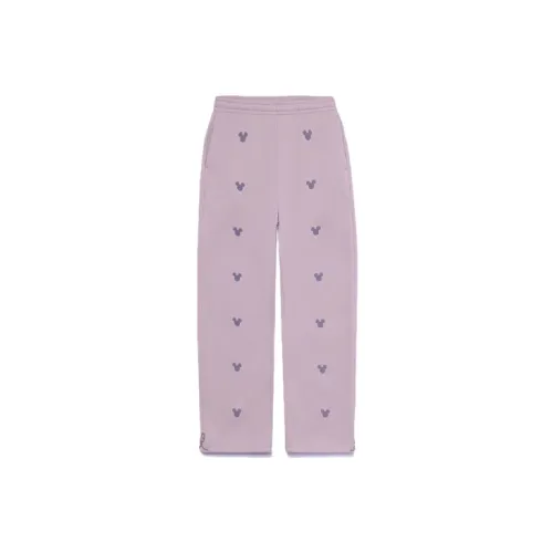 Disney X LINING Disney Knitted Sweatpants Women's Purple