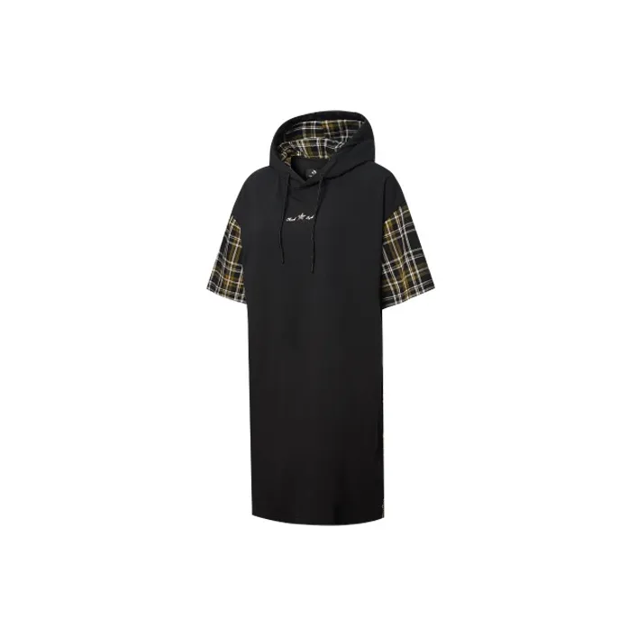 Converse Short Sleeved Dresses Women's Black-2