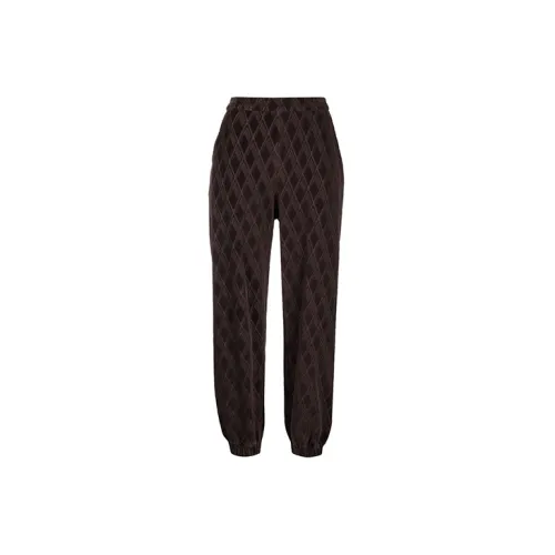 The Attico Knitted Sweatpants Women's Brown