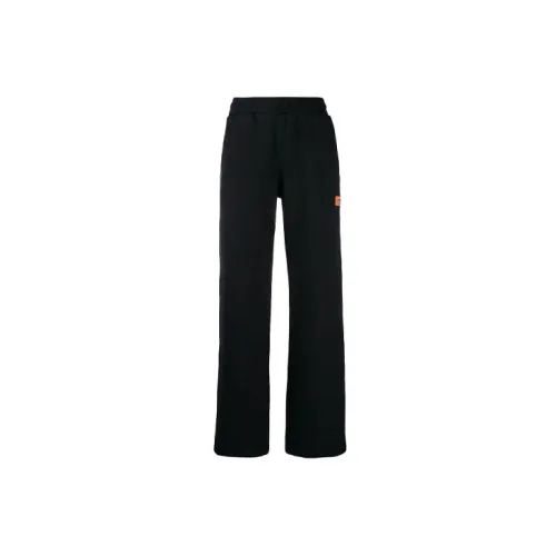 HERON PRESTON Knitted Sweatpants Women's Black