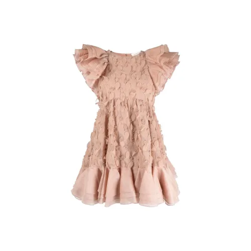 Zimmermann Short-Sleeved Dresses Women's Pink