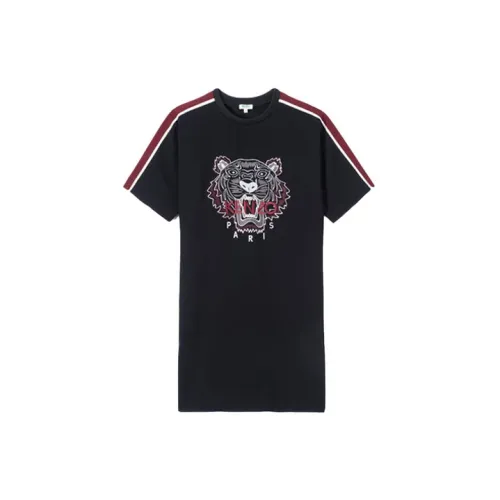 KENZO Short-Sleeved Dresses Women's Black