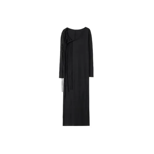 Yohji Yamamoto Long-Sleeved Dresses Women's Black