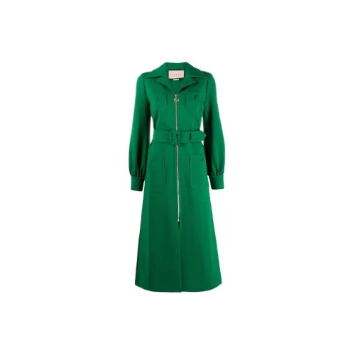 GUCCI Long-Sleeved Dresses Women's Green