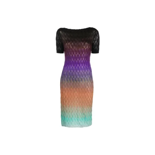 MISSONI Short-Sleeved Dresses Women's Multicolor