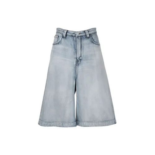 Balenciaga Denim Shorts Women's Blue