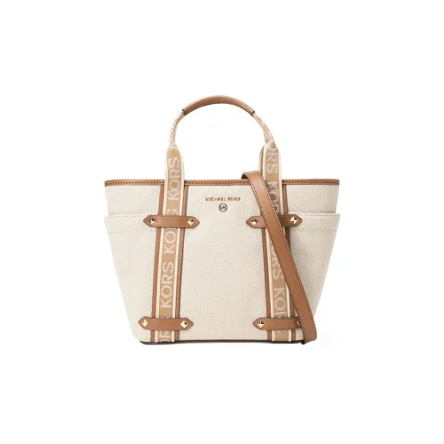 MICHAEL KORS Polyester With Cotton Portable Crossbody Bag, Shoulder Bag Women's Beige