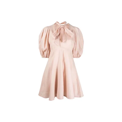 Zimmermann Short-Sleeved Dresses Women's Pink