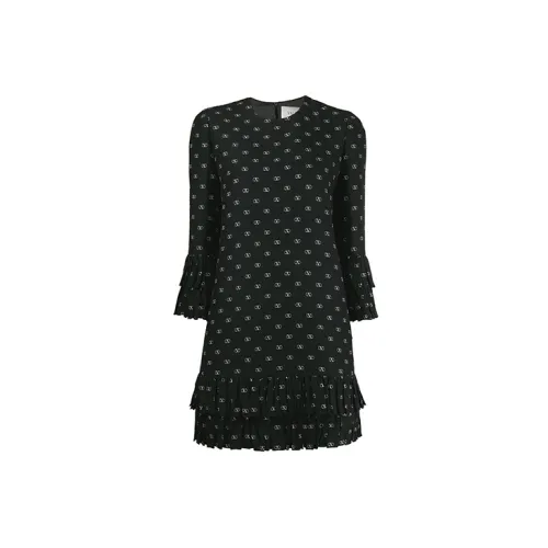 Valentino Long-Sleeved Dresses Women's Black