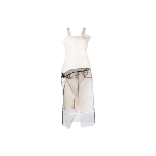 Maison Margiela Sleeveless Dresses Women's White