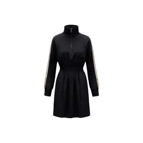 Moncler Long-Sleeved Dresses Women's Black