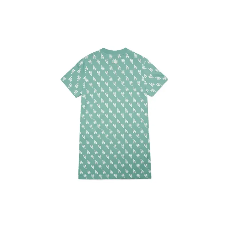 MLB Short Sleeved Dresses Women's Light Mint-1