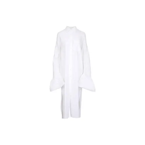 DRIES VAN NOTEN Long-Sleeved Dresses Women's White