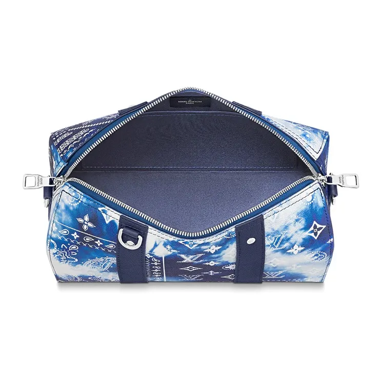 LOUIS VUITTON City Keepall Bandana Monogram Blue-3