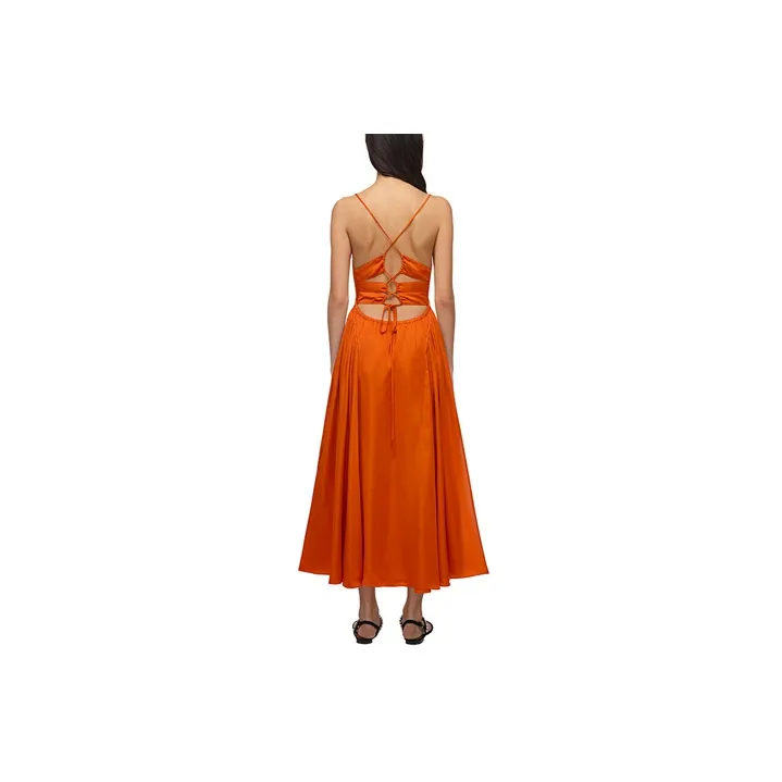 Self-portrait Slip Dresses Women's Orange-1