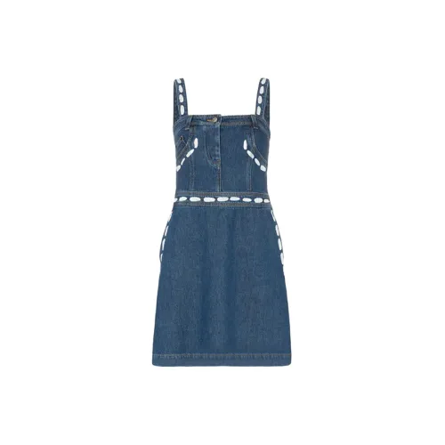 MOSCHINO Slip Dresses Women's Blue