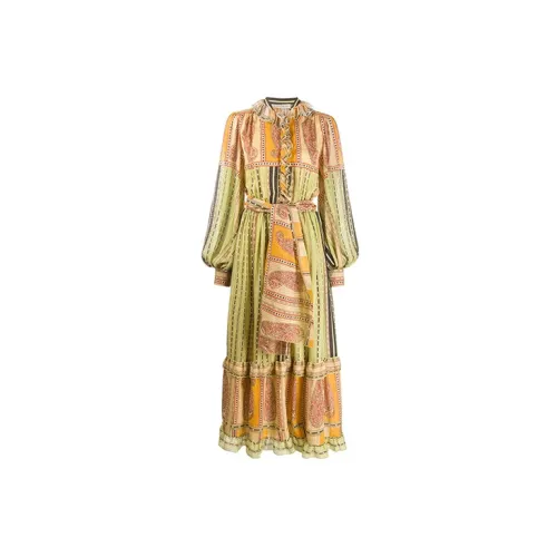 ETRO Long-Sleeved Dresses Women's Green